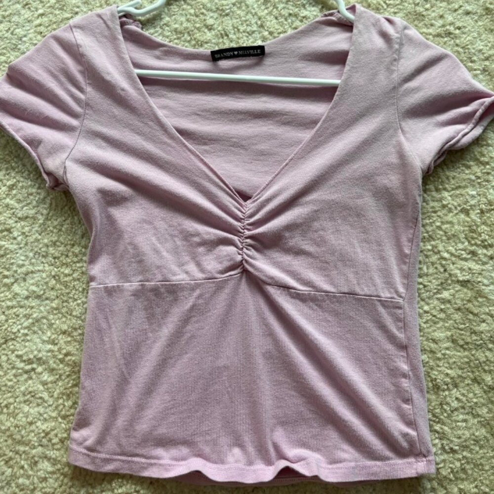 Purple Crop-top